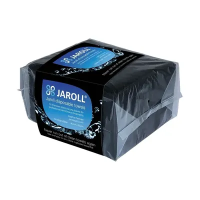 Premium Disposable Towels Black - Premium Disposable Towels Black: 100% Viscose, 50-100 gsm, 40×80cm, 50pcs/pack.